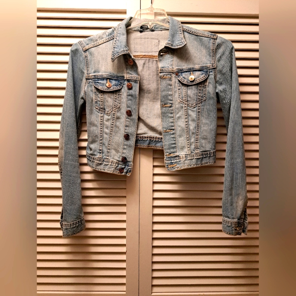 2 for $15. Cropped denim jacket